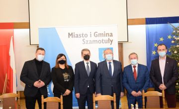 Wizyta Marszałka Wojciecha Jankowiaka w Szamotułach